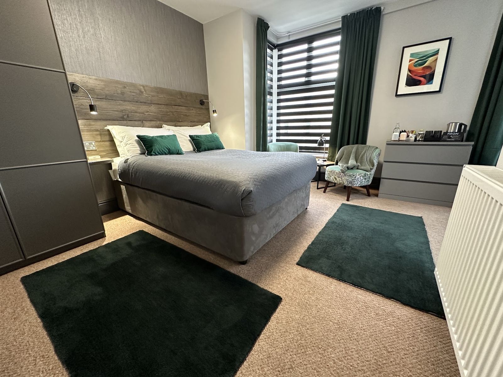 A double room at Hotel Neon, Blackpool
